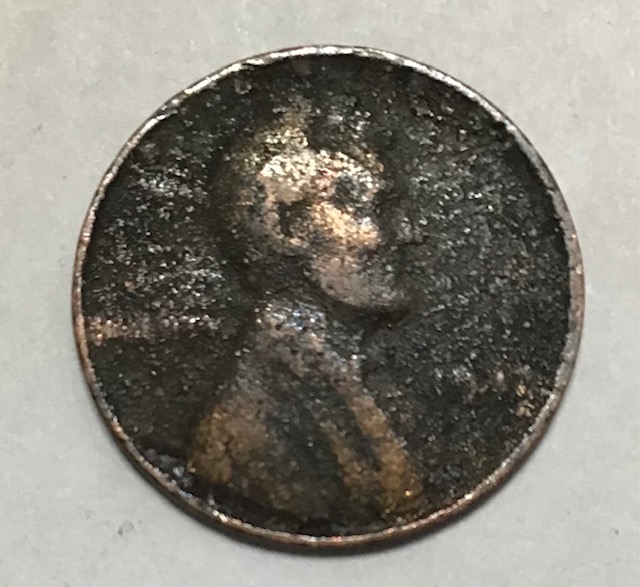 1943-Maybe-Copper-Penny?-Not-Stick-To-Magnet.-Weigh-2.02gm-Maybe-Because-Damage.-Suggestions?