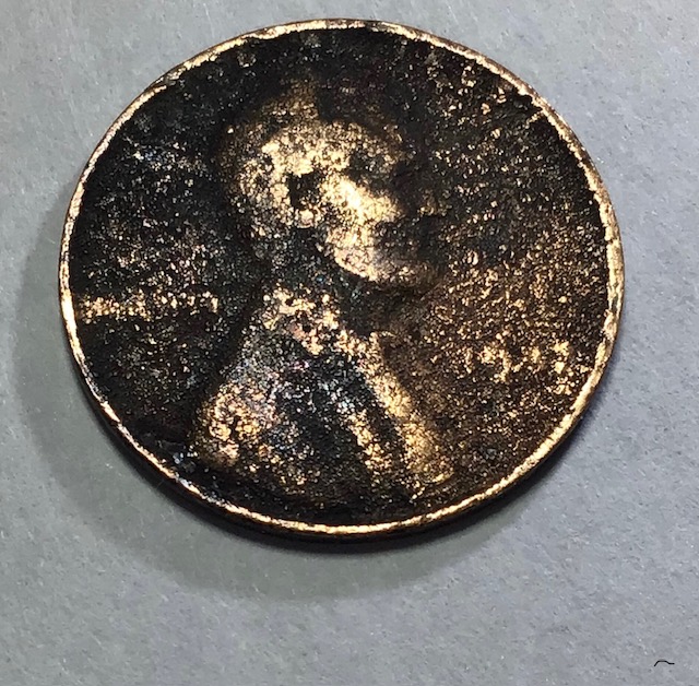 1943-Maybe-Copper-Penny?-Not-Stick-To-Magnet.-Weigh-2.02gm-Maybe-Because-Damage.-Suggestions?