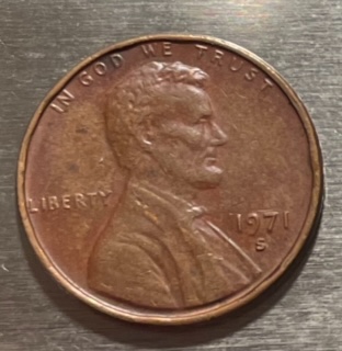 1971-S-Lincoln-Cent-Error?-Appreciate-Any-Help,-See-Reverse-Side-Of-Coin