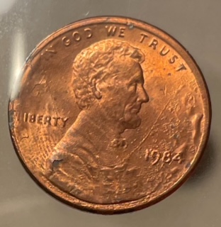 1984-Lincoln-Cent-Struck-Through-Grease?-Or-Is-Reverse-Struck-Through-Cloth?-Appreciate-Any-Help!