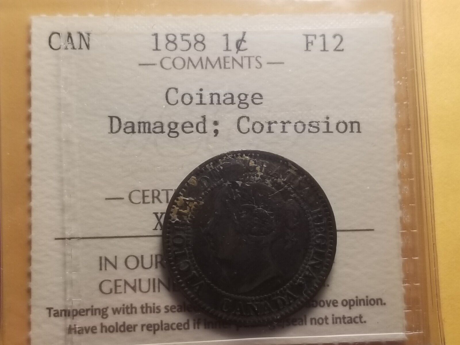 1858-Coinage-Alignment-Canada-Large-Cent-180-Degree-Die-Rotation