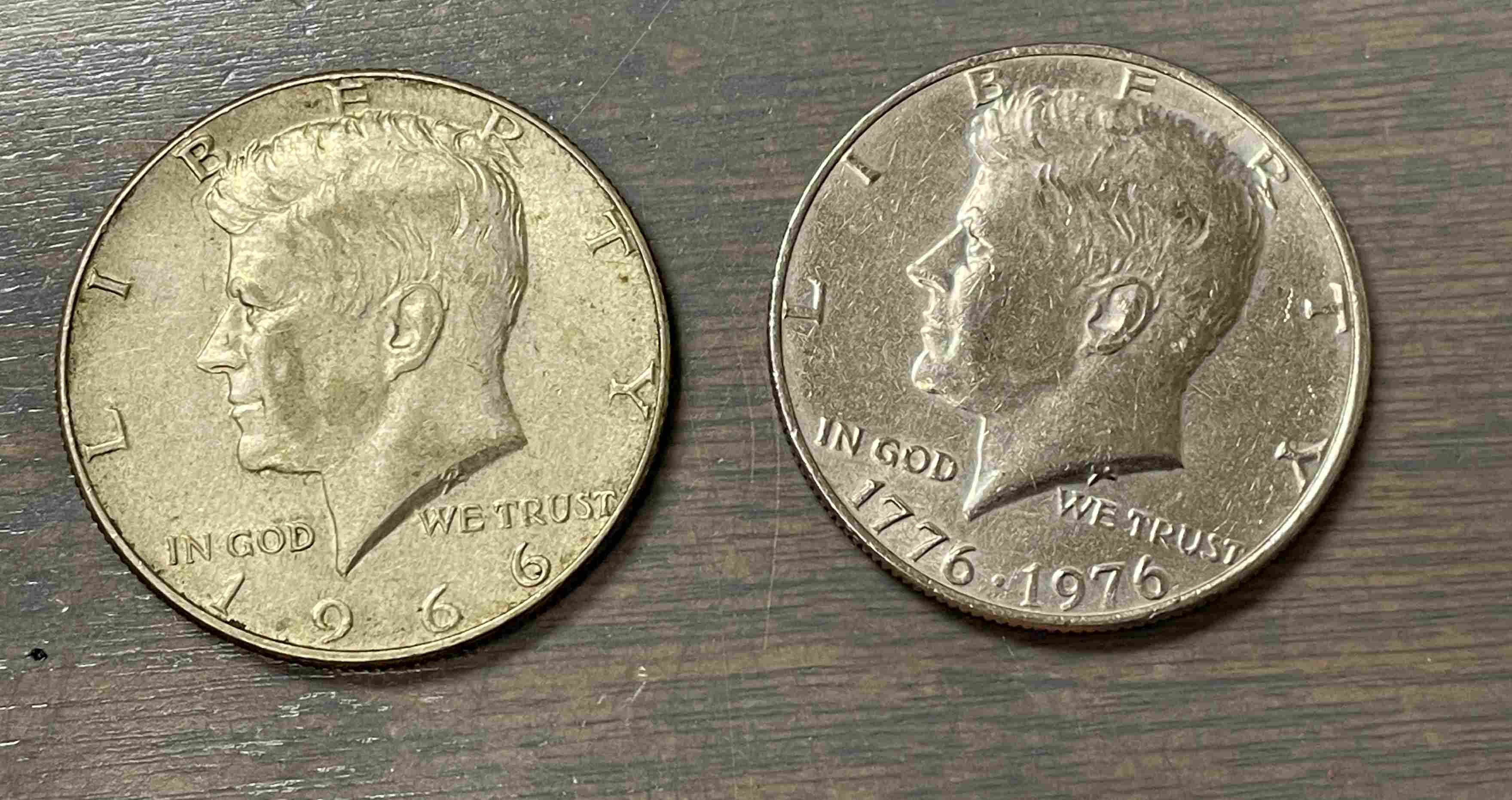 1966-Half-Dollar---Grading-&-Why-Is-It-A-Different-Color?