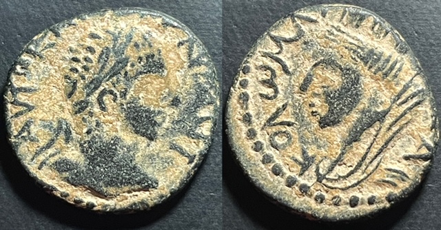 Elagabalus,-Laureate-And-Radiate-From-Edessa