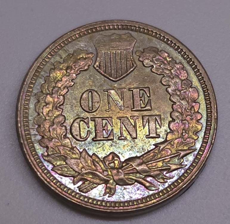 3-Indian-Head-Pennies-1863,-1906,-1907