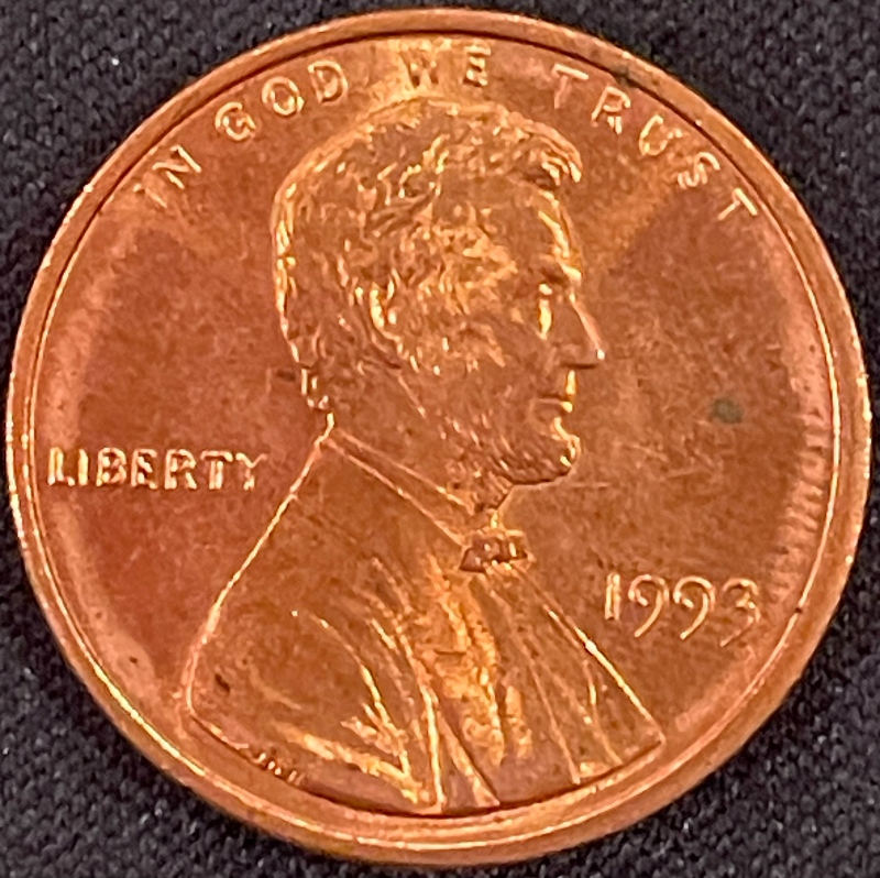 1993-Lincoln-Penny-With-Strange-Doubling-Obverse-And-Reverse