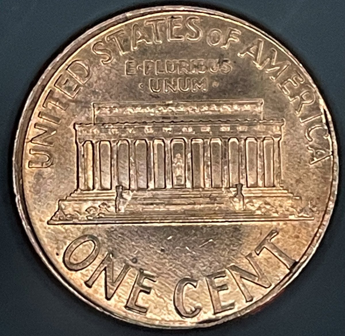 2007-Penny-With-Strange-Strike-On-Reverse-Rim