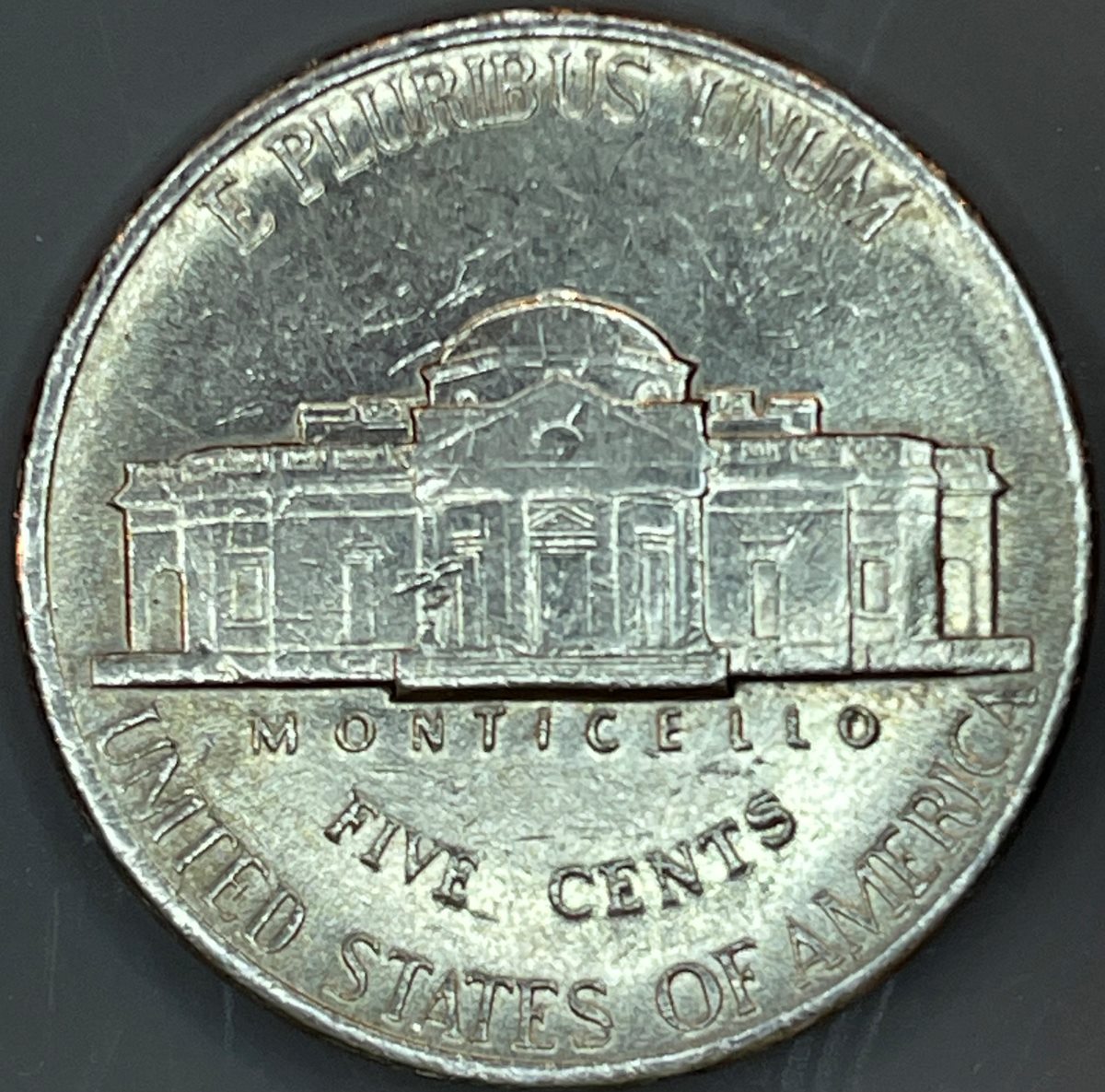1997-P-Nickel-With-The-Start-Of-Rim-Cud-On-Obverse
