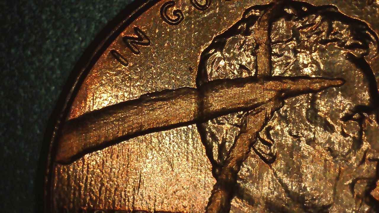 2014-Shield-Penny-With-Major-Strike-Thru-Obverse-