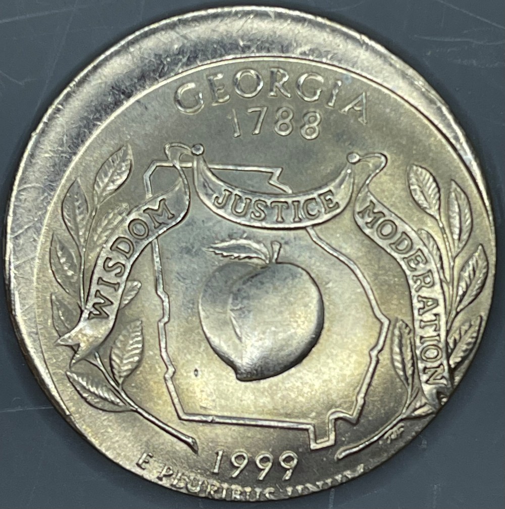 1999-P-Georgia-State-Quarter-With-Off-Center-Strike