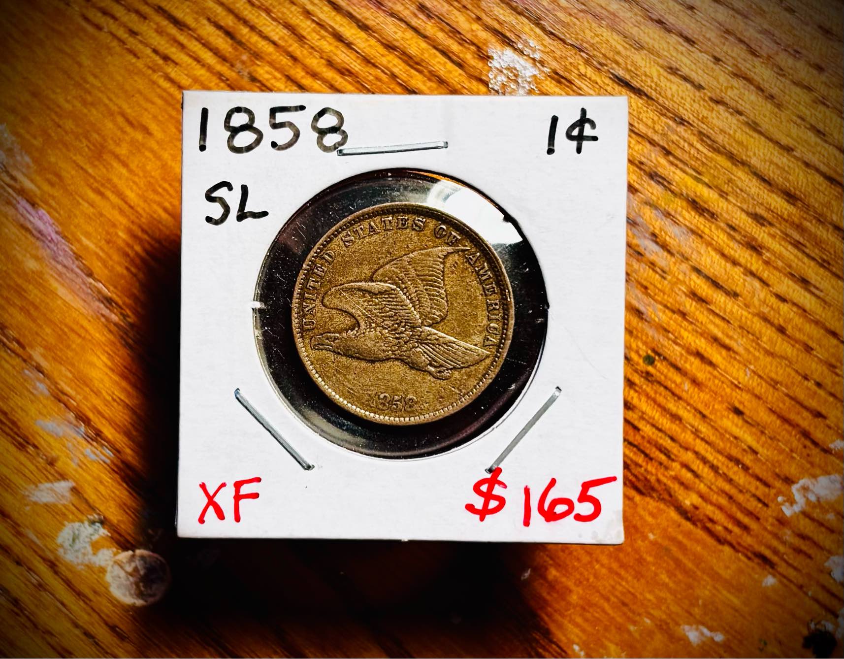 1858-Small-Letters-Flying-Eagle-Cent-For-Grading