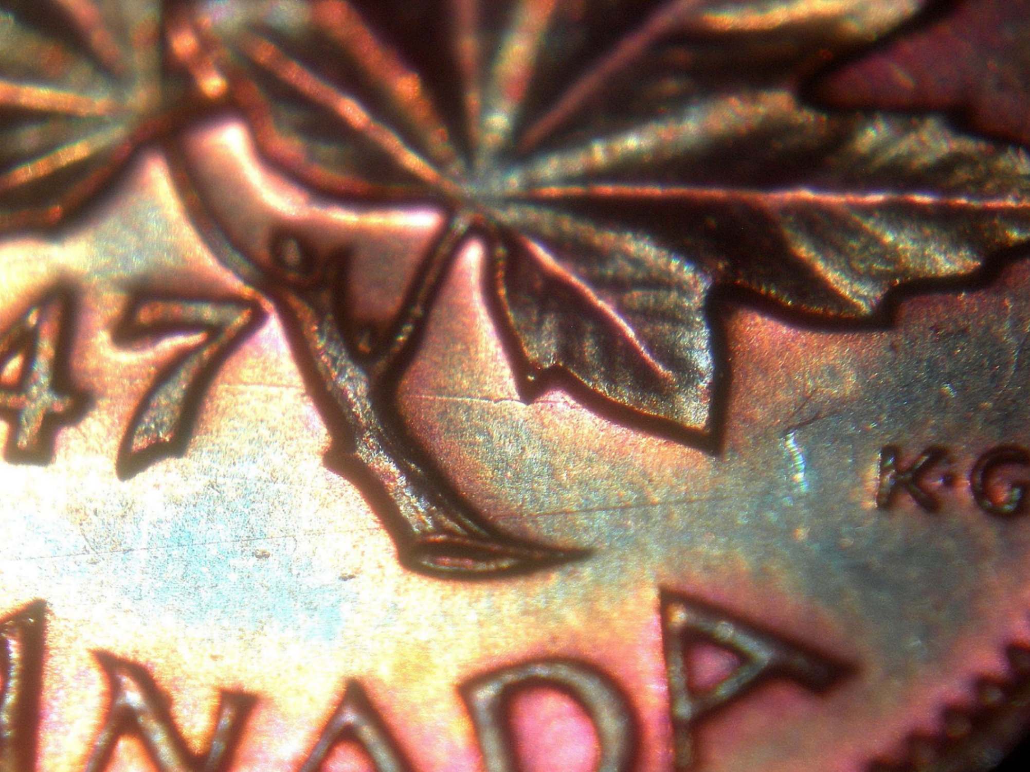 1947-Cent---Very-Blue-&-Errors-Too