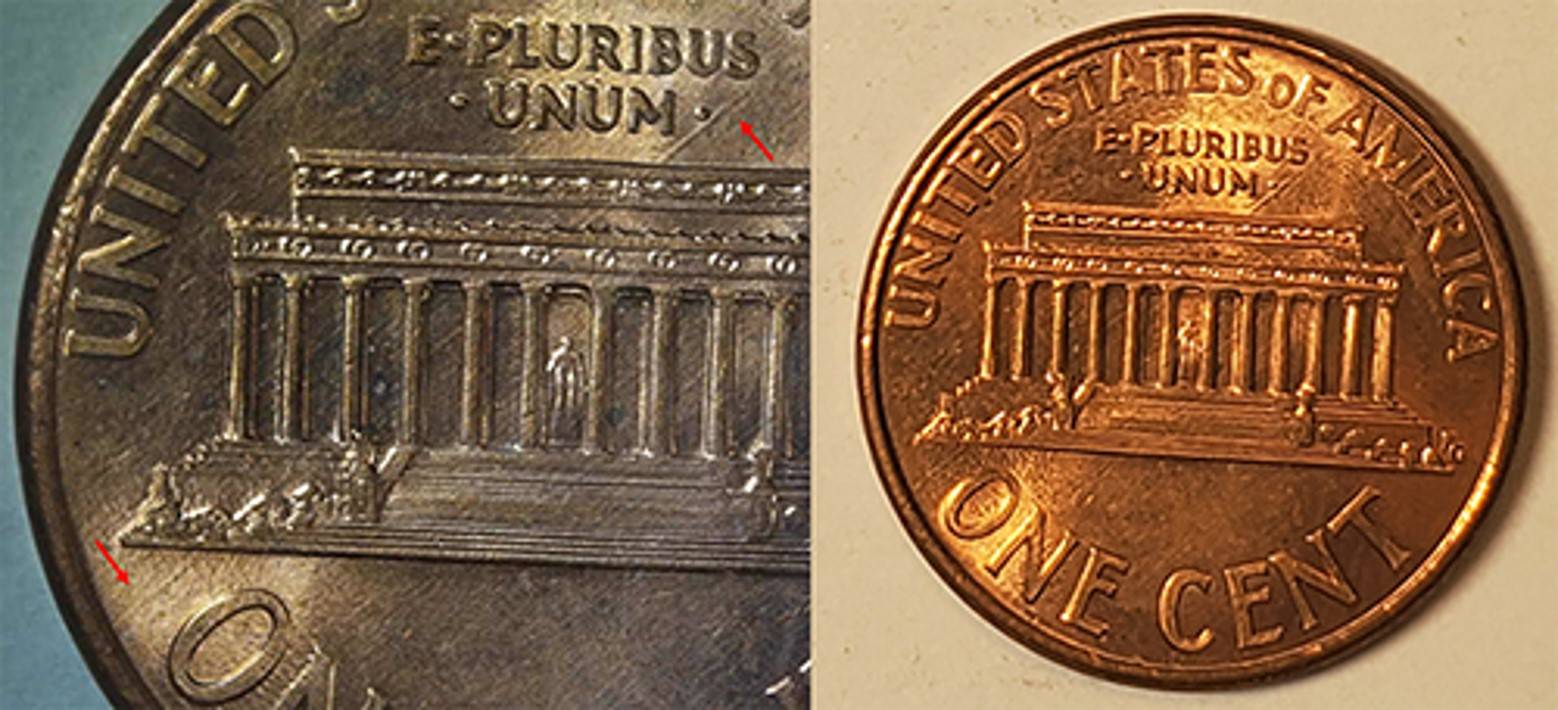 Die-Crack-Across-Entire-Lincoln-Memorial-1997-D?
