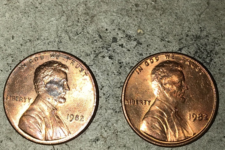I-Found-2-1982-Lincoln-Cents-&-One-Weighs-3.1g-?-Why?