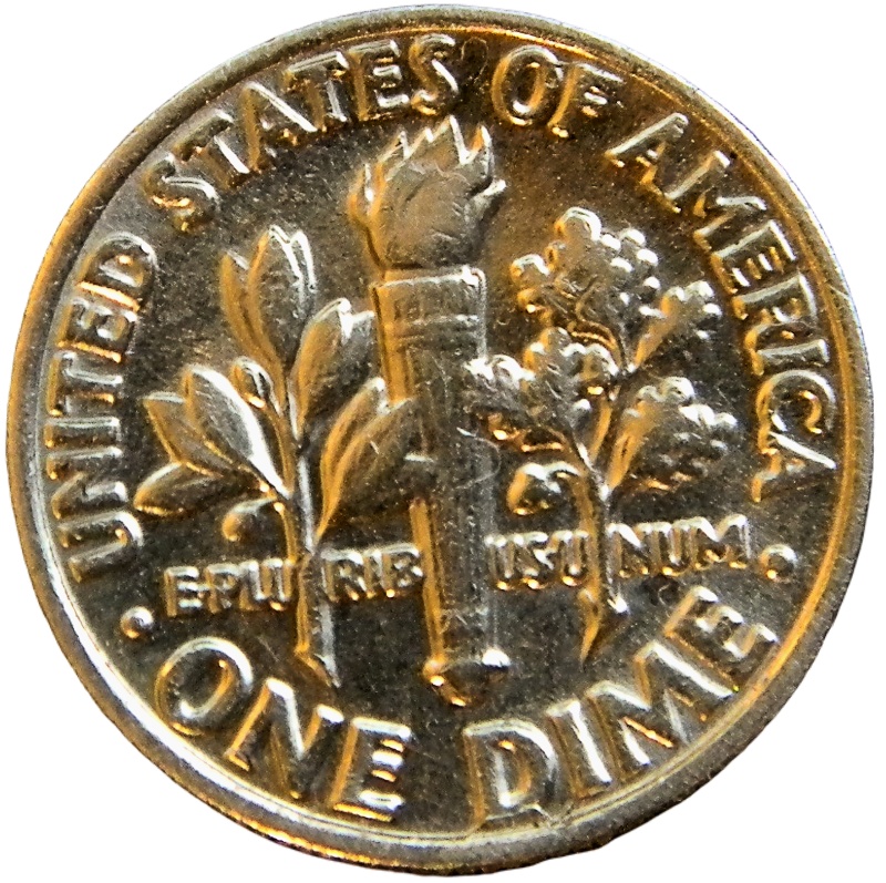 1982-P-Roosevelt-Dime-With-Interesting-Die-Problem-On-Reverse.-Thanks-For-Looking!