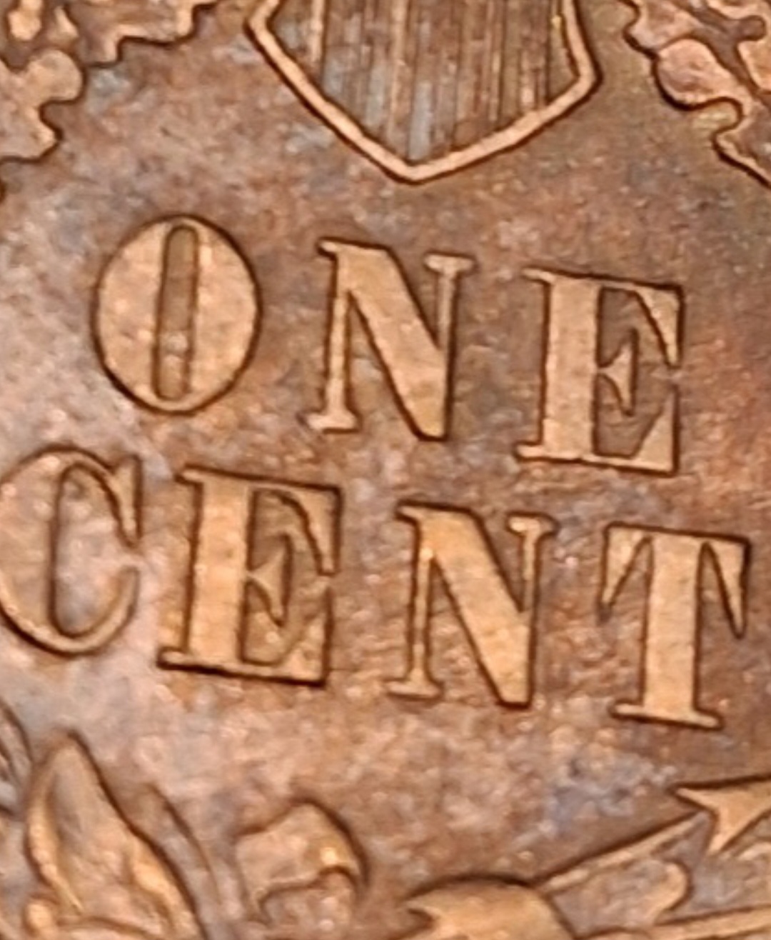 Found-An-1864-Indian-Head-Cent-L-On-The-Ribbon-Cameo-Uncirculated