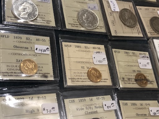 Red-River-Stamps-And-Coin-Show-In-Headingley,-Manitoba.