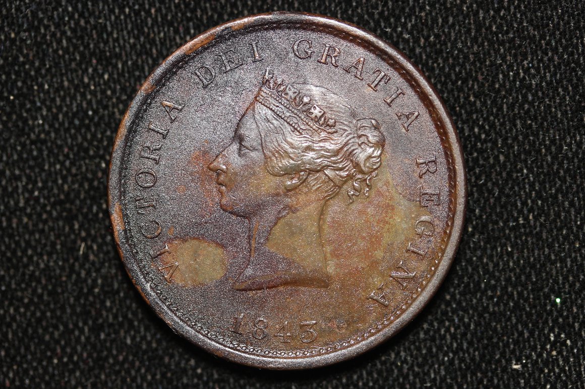 1843-New-Brunswick-One-Penny-Conservation-Work.