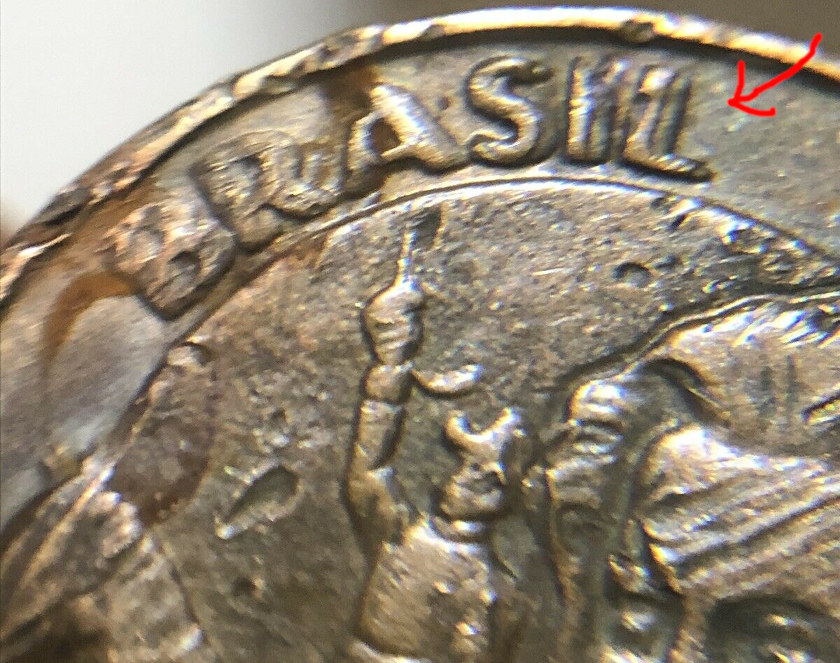 Brazil-10-Centavo-Coin,-2009---Doubled-Die