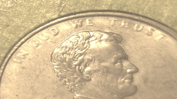1999-Lincoln-Penny---Incomplete-Planchet-Or-Die-Grease-Or-?
