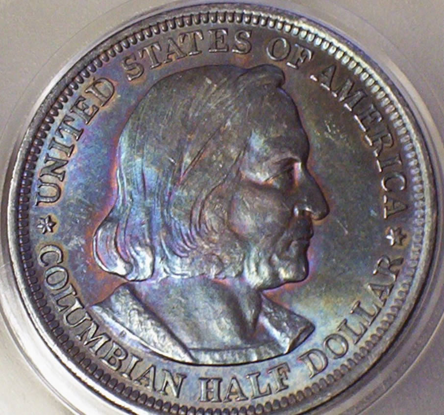 1893-Columbian-Expo-1/2-Dollar-At/Nt-And-Grade-Opinions-Please/Thank-You