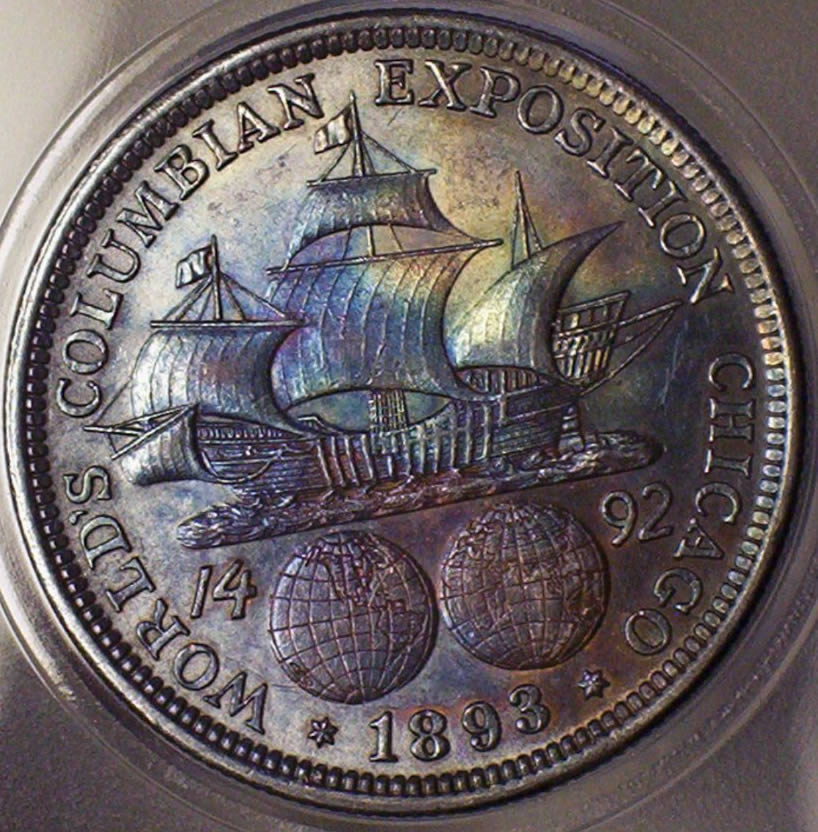 1893-Columbian-Expo-1/2-Dollar-At/Nt-And-Grade-Opinions-Please/Thank-You