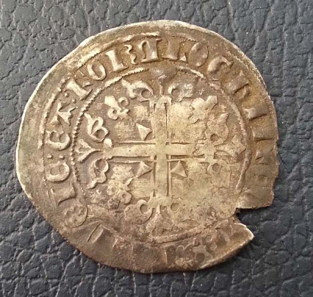 Help-ID-Italian-Gigliato-Silver-Coin-8-Id:-14th-Century-Robert-Of-Anjou-Naples
