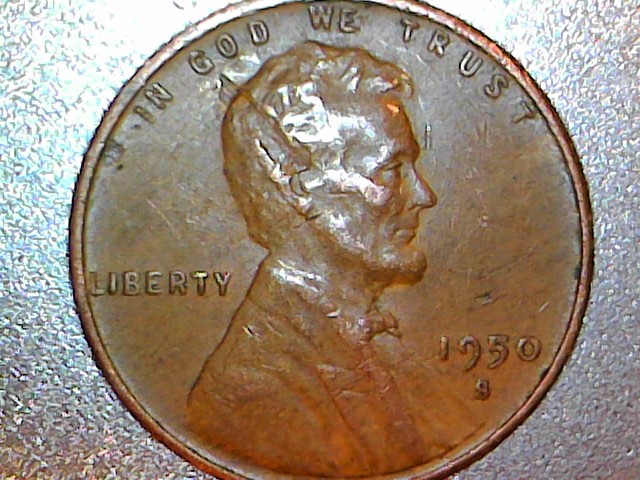 1950-S-Wheat-Penny.-Nice-Big-Lamination-Error?
