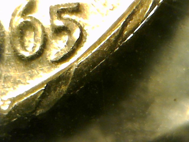 1965-Roosevelt-Dime-With-Rim-Damage