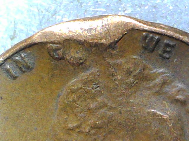 1955-Lincoln-Wheat-Cent-Clipped-Planchet-Or-Damage.