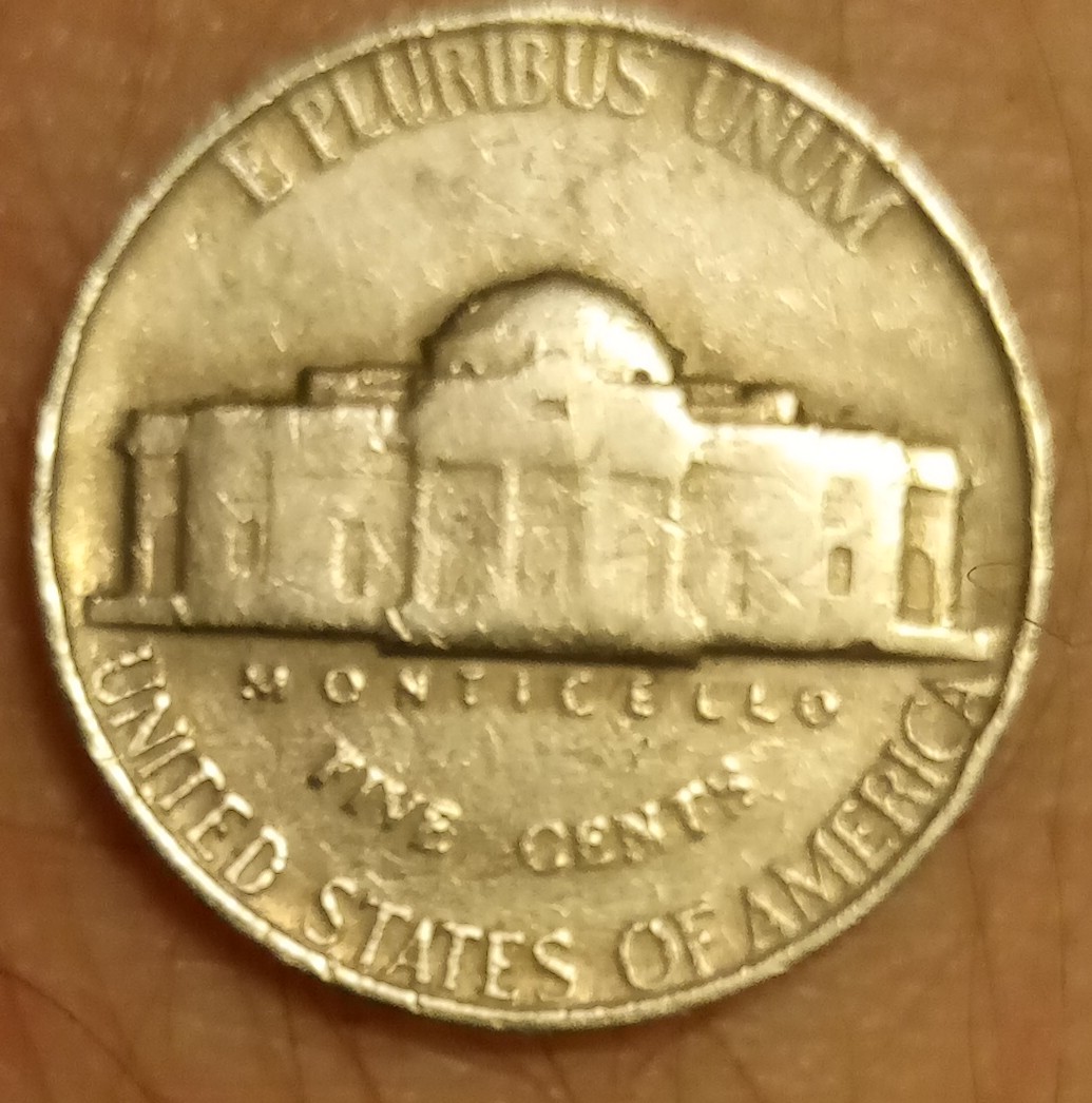 1963-D-Jefferson-Nickel-DDO/Ddr-Lettering-,-D-Mint-Mark,-Chin,-Building