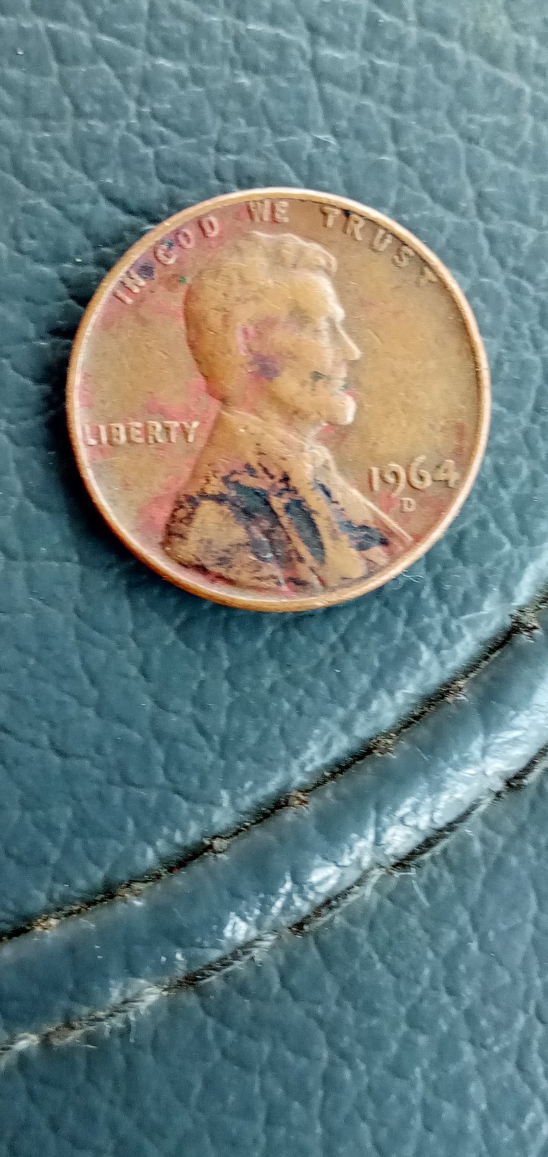 Lamination-Error-64'-Lincoln-Cents?