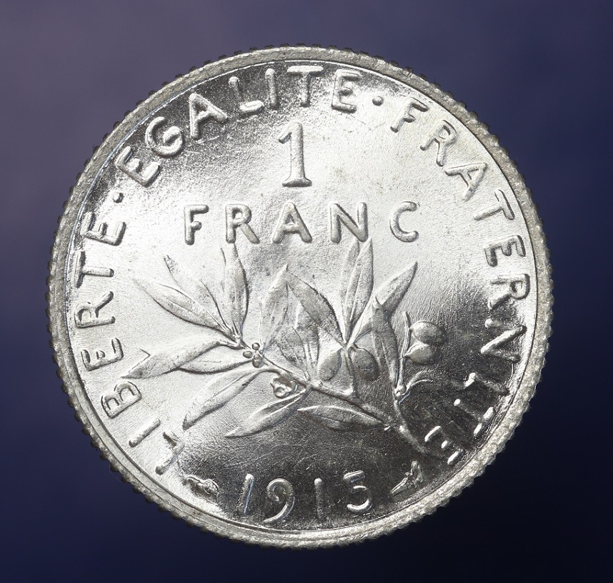 1915-France-1-Franc-High-MS?