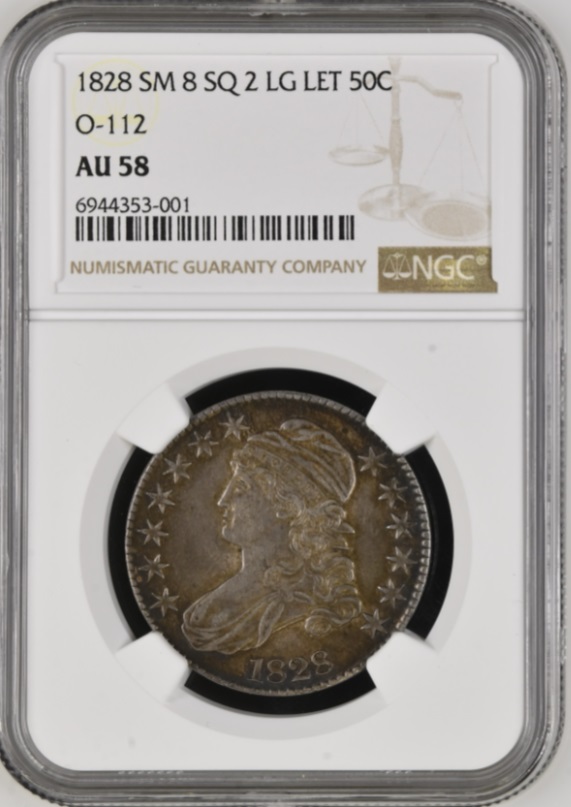 1828-Half-Dollar-Capped-Bust-For-Grading