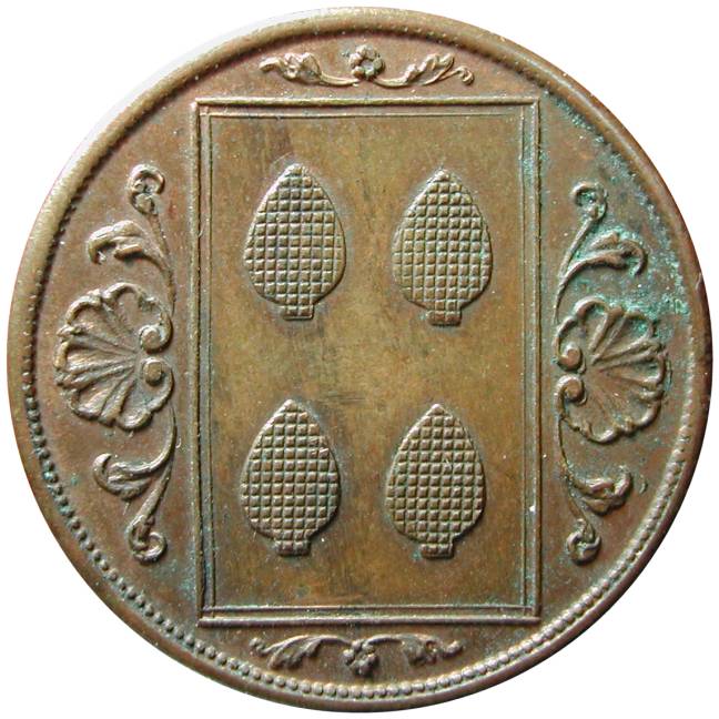 Queen-Victoria,-Looks-To-Be-Bronze,-22mm,-Unknown?-Id:-Likely-German-Gaming-Token