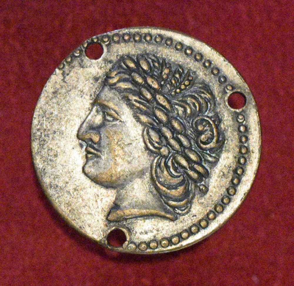 Having-A-Killer-Time-Identifying-These-Two!-Id:-Modern-Greek-Repro-And-Hindu-Temple-Token