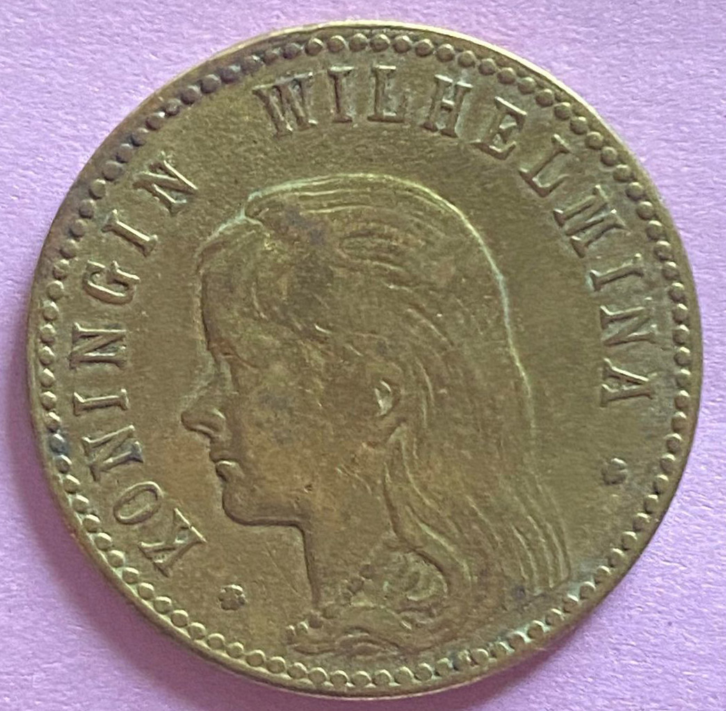 Unknown-Dutch-Medallion,-Wilhelmina-And-Anna