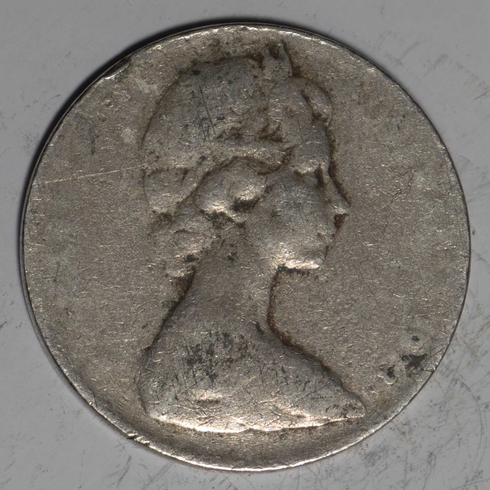 Australia-10-Cent-Second-Portrait,-Grease-Strike-Through?