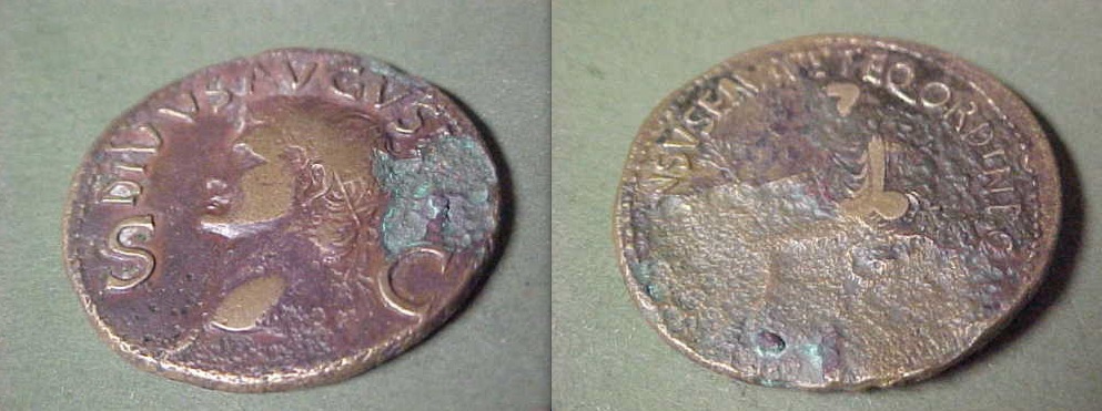 Caligula-&-Divus-Augustus-Dupondius-Bronze-Disease-?