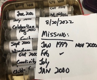 1999---2000-Millennium-Quarters-In-Bank-Rolls.any-Value-Or-Interest?