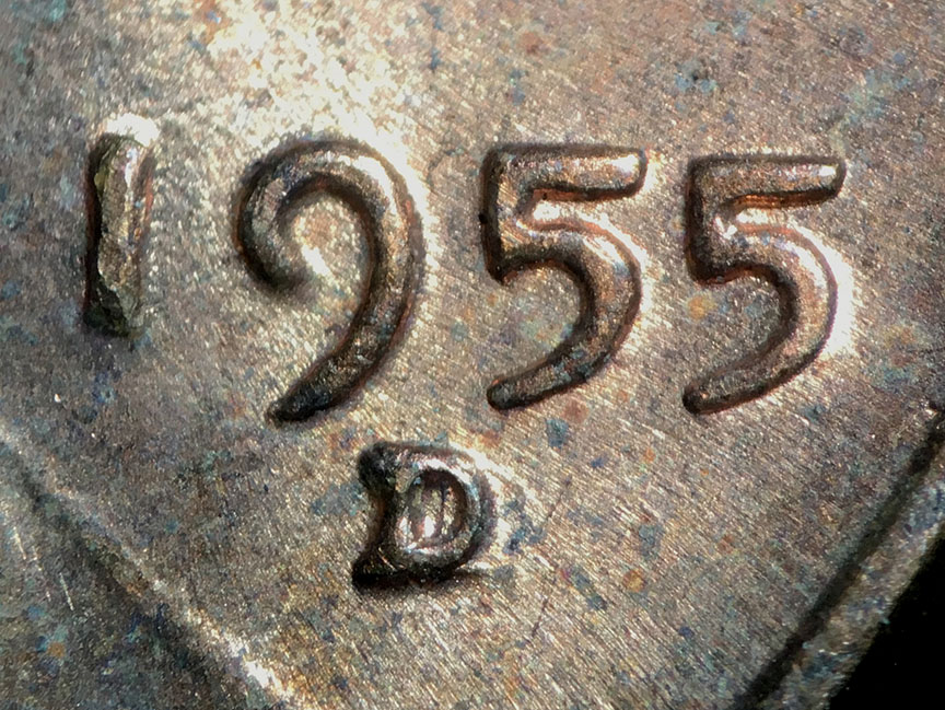 1955-D/D/D-Lincoln-Wheat-Cent-RPM-003,-FS-503-From-Scruffy-B/U-Roll