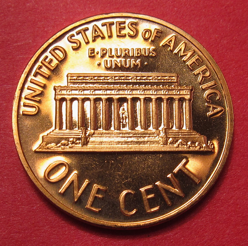 1970-S-Lincoln-Memorial-Cent-Proof--Small-Date-From-Roll