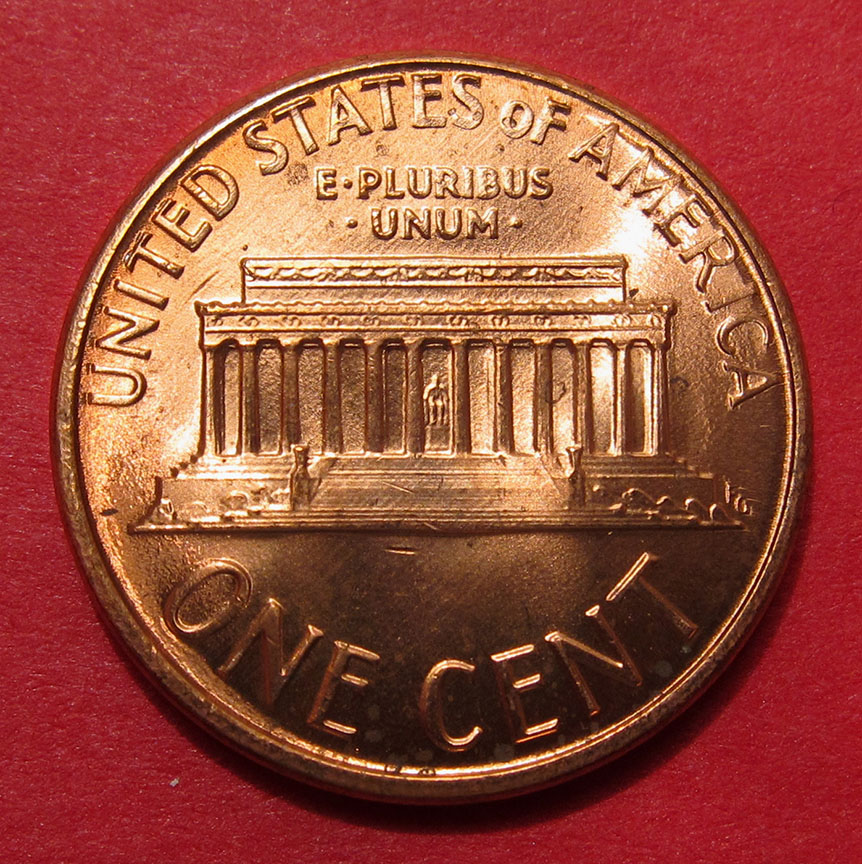1987-D/D-Lincoln-Memorial-Cent-RPM-003,-FS-501-MS-From-Roll