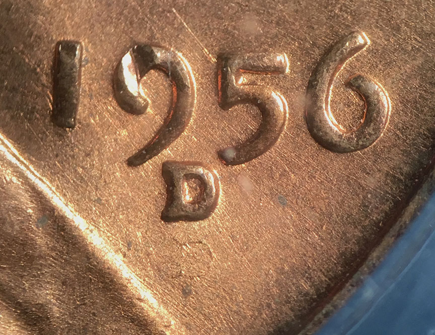 1956-D-&-D-Lincoln-Wheat-Cent-RPM-008,-FS-508-ANACS-MS-64-Red