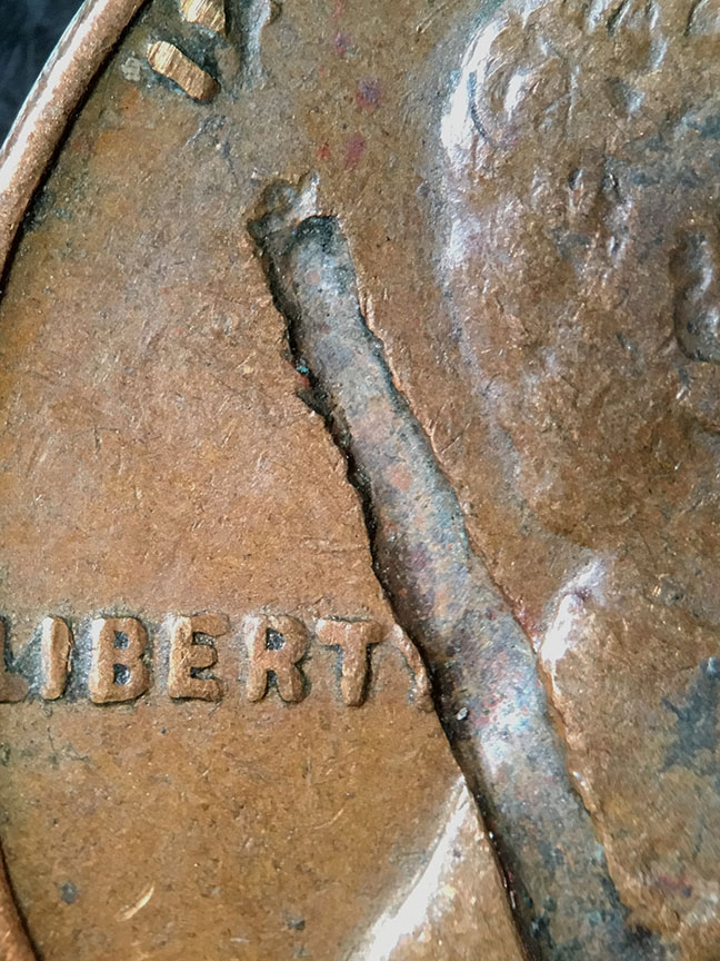 1945-Lincoln-Wheat-Cent-Struck-Through?--Big-One