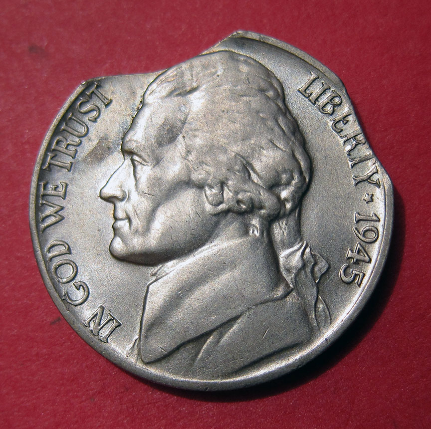 1945-P-Jefferson-Nickel-Double-Clipped-Planchet---MS