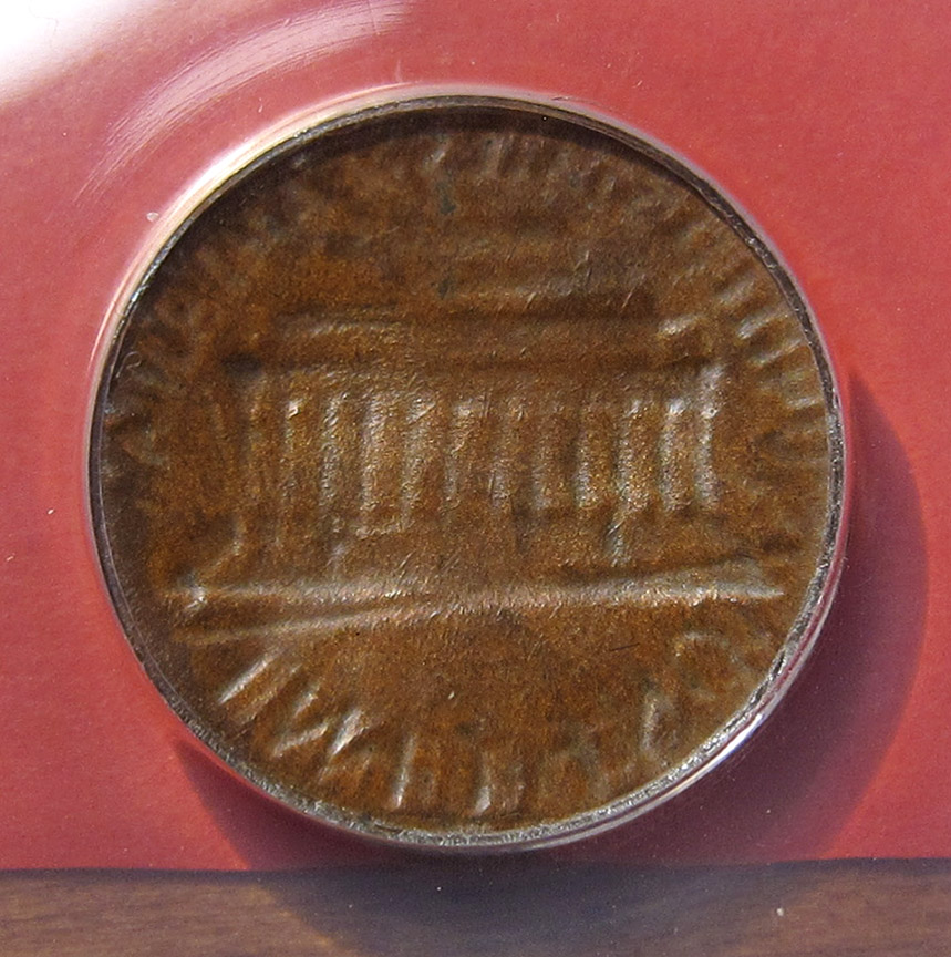 No-Date-Lincoln-Memorial-Cent-Mint-Error---Split-Planchet-0.78g