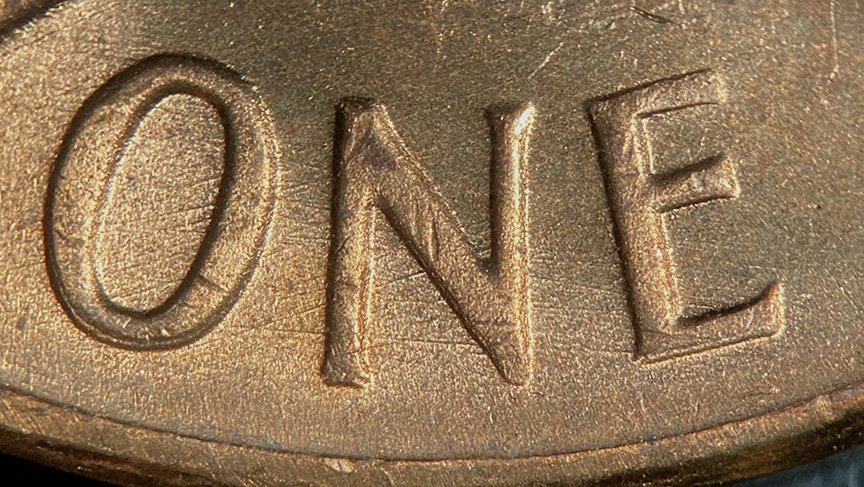1964-D-Lincoln-Memorial-Cent-Doubled-DieS---4-Unknown-In-One-Roll