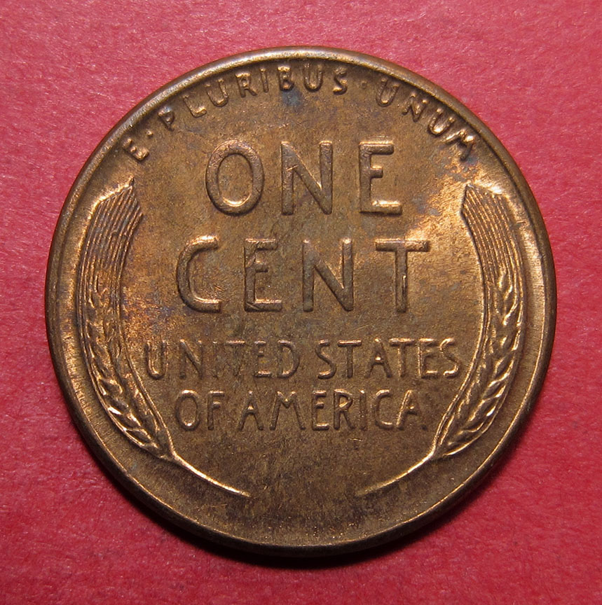 1957-Lincoln-Wheat-Cent-Mint-Error---Retained-Interior-Die-Break