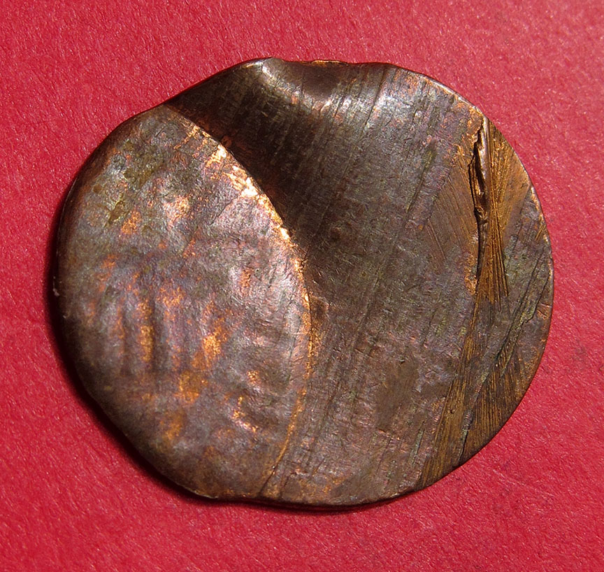No-Date-Lincoln-Memorial-Cent-Mint-Error---Off-Center,-Double-Struck,-Split-Planchet