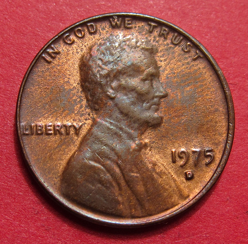 1975-D-Lincoln-Memorial-Cent-Altered---Two-Heads